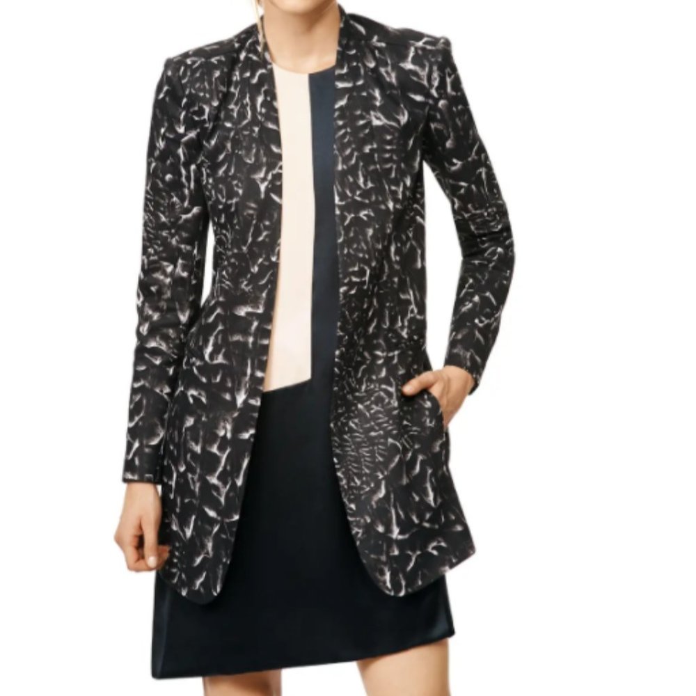 Helmut Lang Strata Print Blazer 0 - image 1
